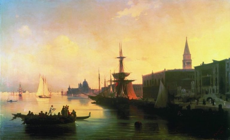 Венеция 1842 116,5х188 картина