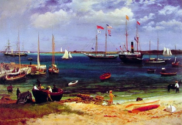 Нассау Харбор (1877) картина