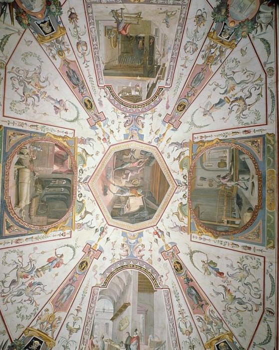 Потолок из коридора Вазари картина