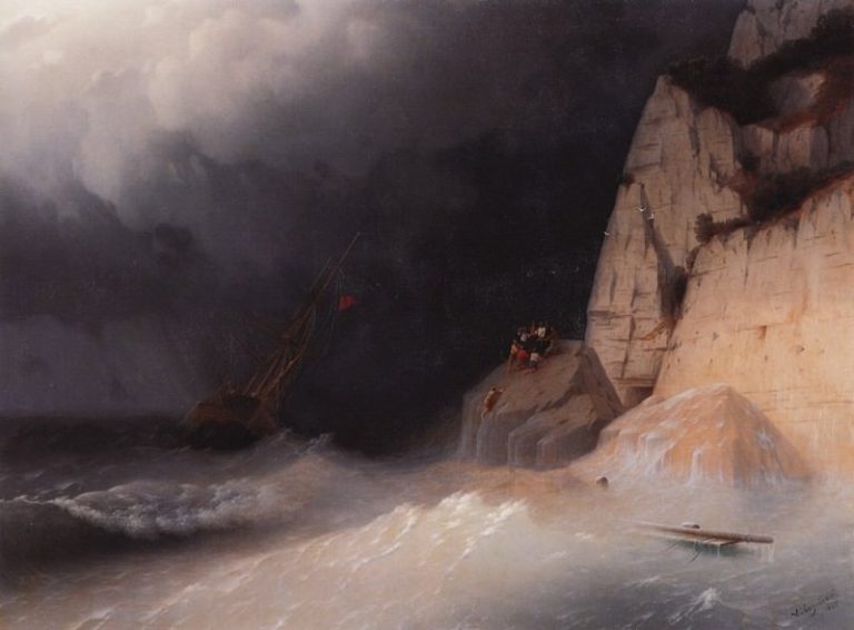 Кораблекрушение 1865 96х127 картина