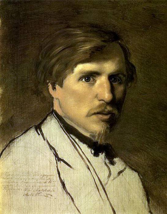 Портрет И. М. Прянишникова. Около 1862 Х. , м. 41. 5×33. 6 ГТГ картина