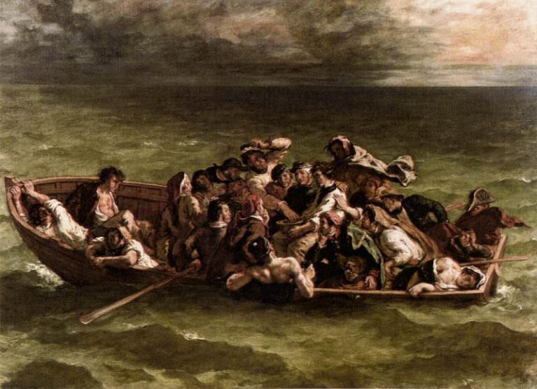 После кораблекрушения (-Дон-Жуан- Д.Г.Байрона, Песнь вторая) картина