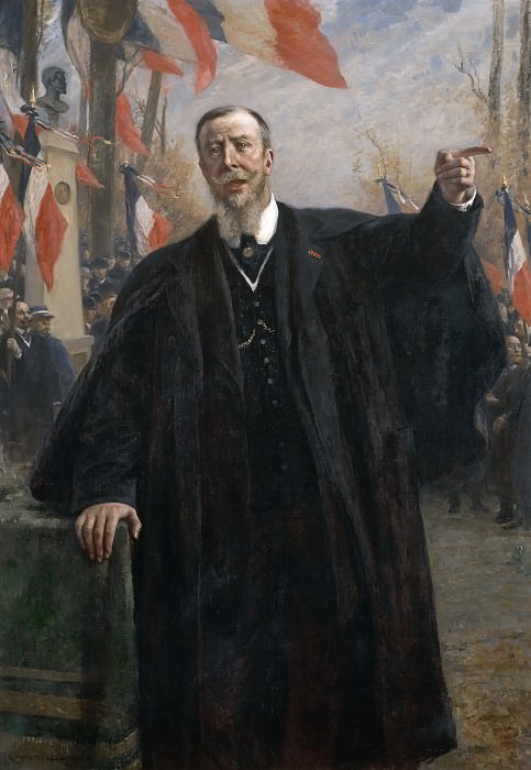 Фернан Кормон – Портрет Поля Деруледа (1846-1914) картина