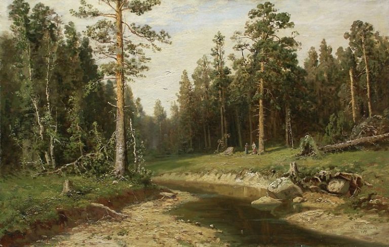 Корабельный лес. 1891 картина