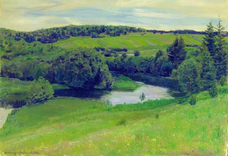 Северный пейзаж. 1902 картина