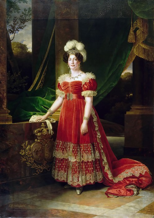 Александр-Франсуа Каминад – Мария-Тереза-Шарлотта Французская, герцогиня Ангулемская картина