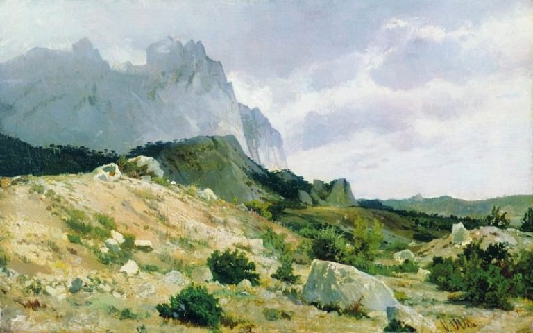 Скалистый берег 1879 картина