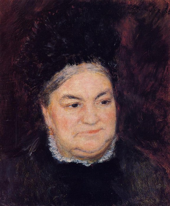 Портрет пожилой женщины (или Портрет мадам ле Кёр) картина