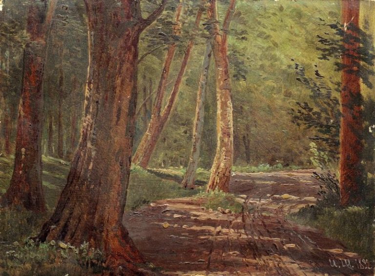Лесная дорожка. 1892 картина