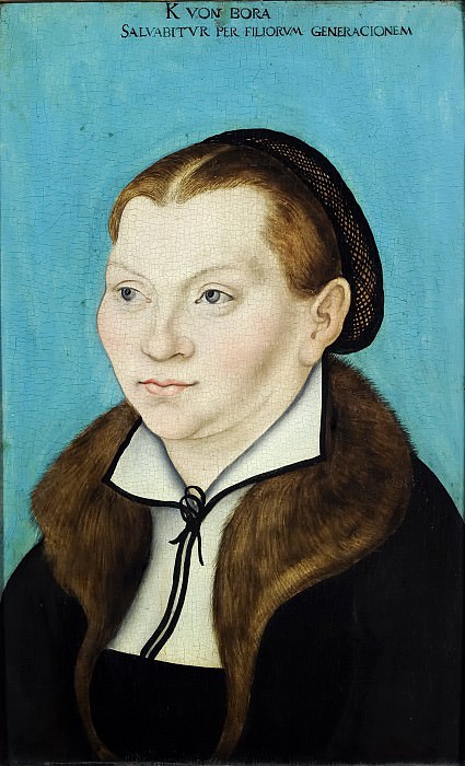 Мастерская Лукаса Кранаха I – Екатерина Лютер (1499-1552), в девичестве Бора картина