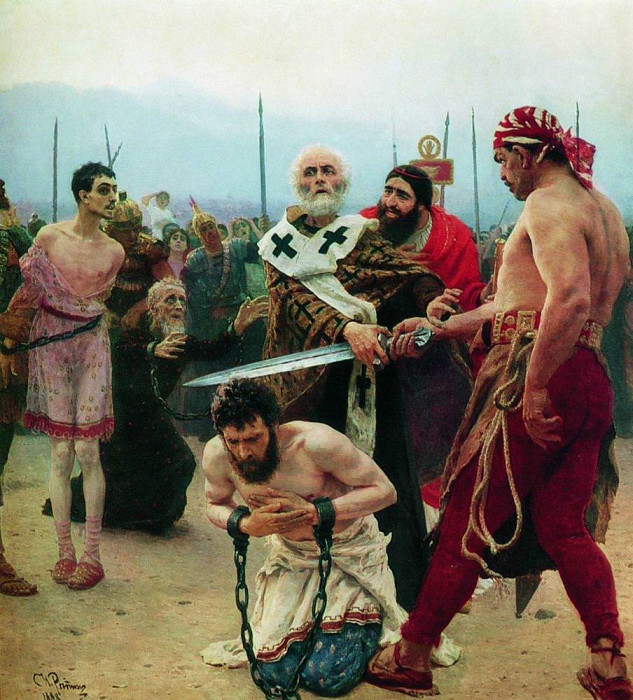 Николай Мирликийский избавляет от смерти трёх невинно осуждённых картина