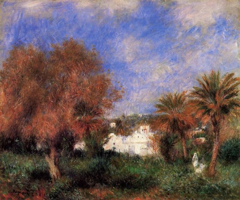 Сад Эссаи в Алжире картина
