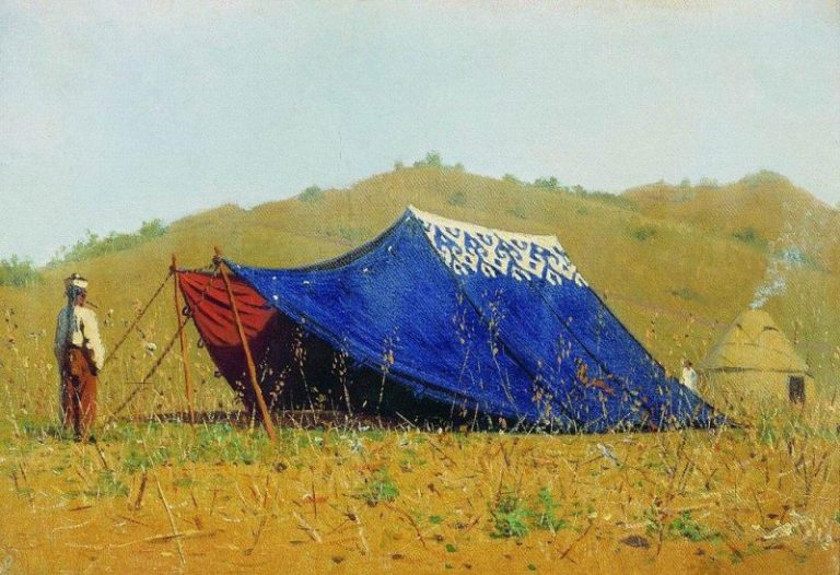 Китайская палатка. 1869-1870 картина