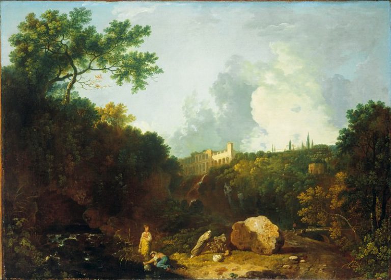Уилсон, Ричард – Пейзаж в Тиволи с видом на виллу Мецената картина