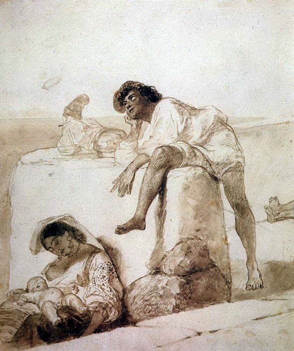 В полдень. 1851-1852 картина