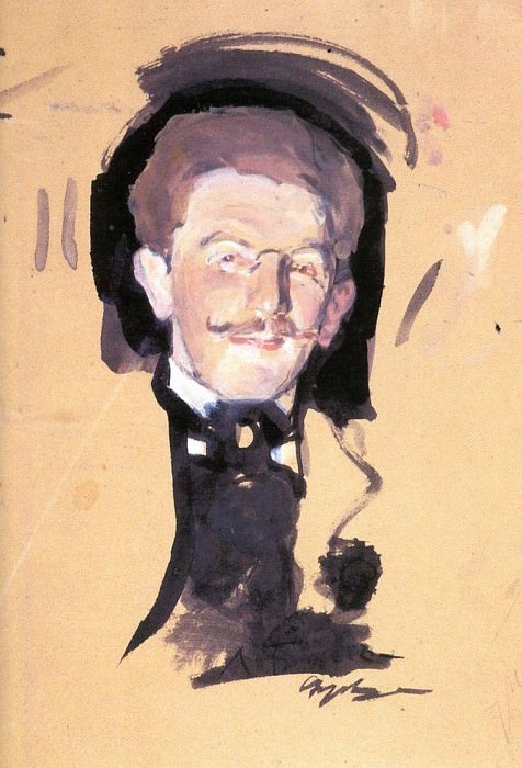 Портрет Льва Бакста. Вторая половина 1900-х картина