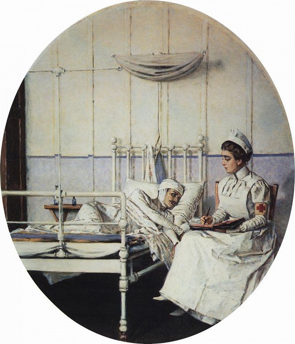 Письмо на родину (Письмо к матери). 1901 картина