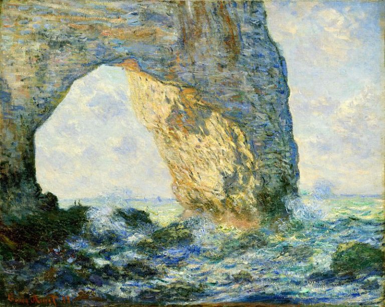 Маннепорт, Скальная арка к западу от Этрета картина