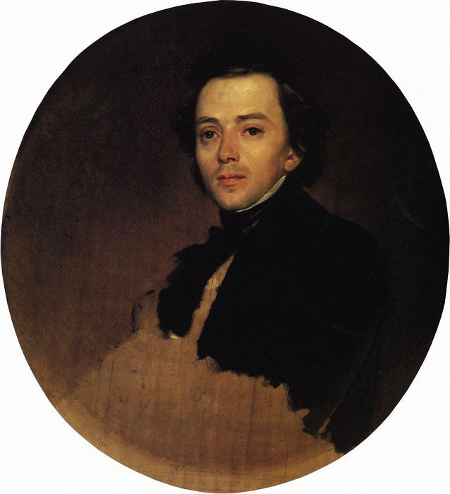 Портрет актера В. В. Самойлова. 1847 картина