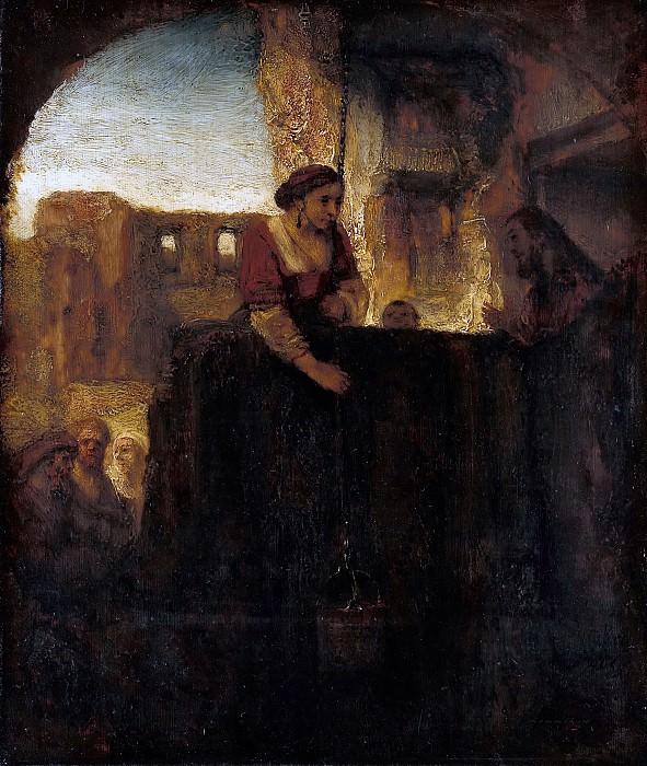 Христос и самаритянка у колодца (приписывается) картина