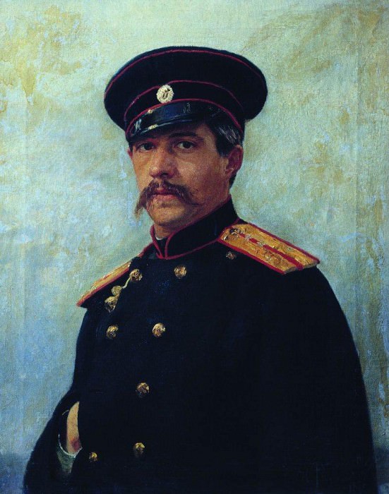 Портрет военного инженера, штабс- капитана А. А. Шевцова (1847–1919), брата жены художника картина