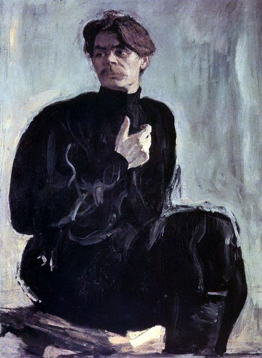 Портрет писателя А. М. Горького. 1905 картина