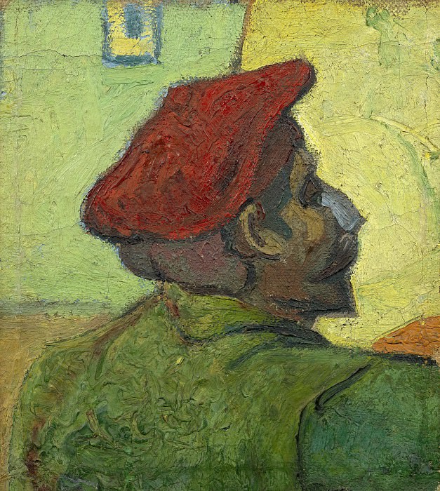 Поль Гоген (Мужчина в красном берете) картина