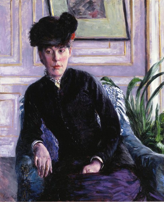 Портрет молодой женщины на фоне интерьера (или Портрет Мадам Х.) картина