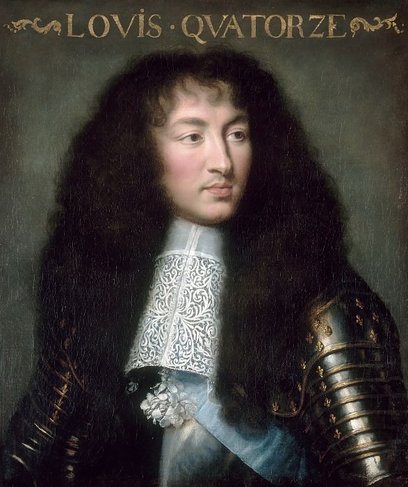 Лебрен, Шарль – Портрет Людовика XIV, короля Франции и Наварры картина