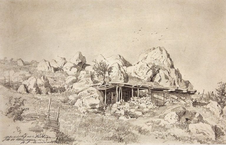 Сакля. 1879 26х40, 4 картина