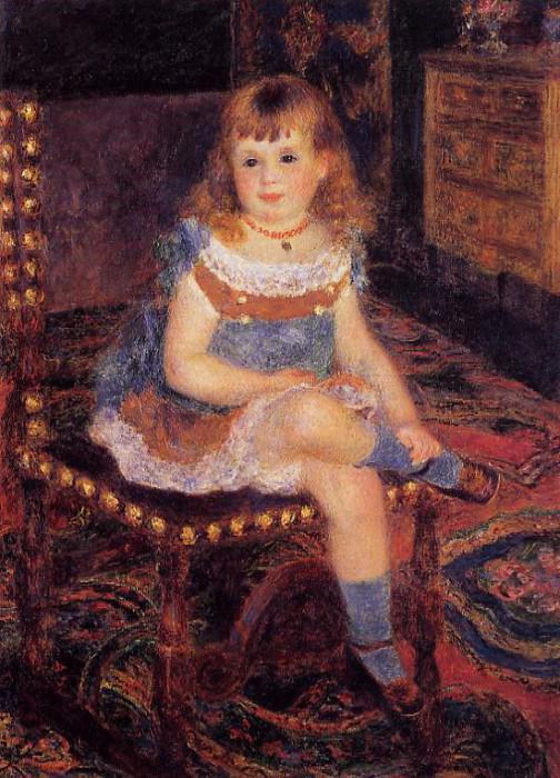 Жоржетта Шарпантье (сидящая) картина