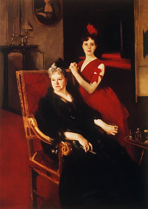 Миссис Эдвард Буркхардт и её дочь Луиза картина