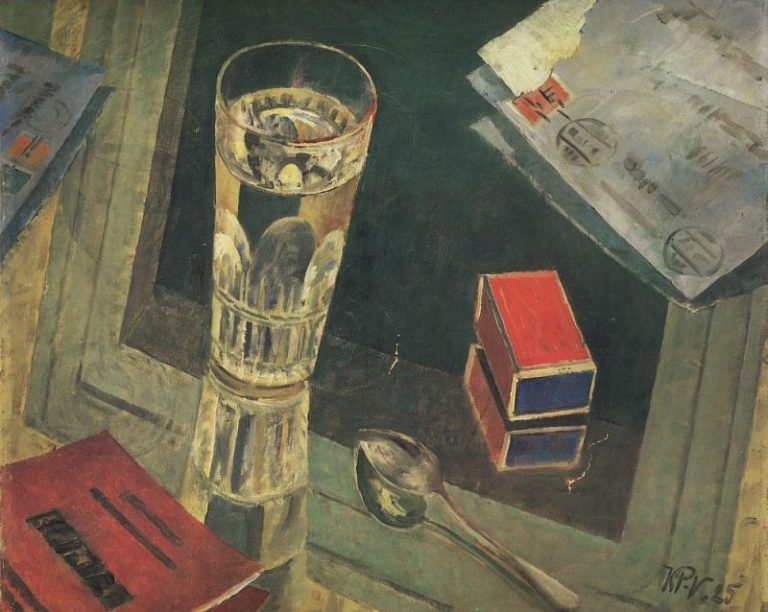Натюрморт с письмами. 1925 картина