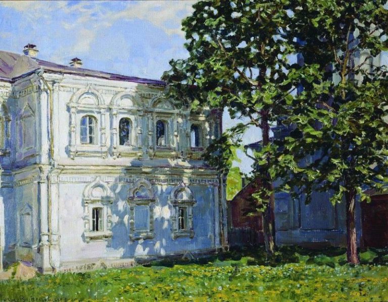 Дом бывшего Археологического общества на Берсеневке. 1923 картина