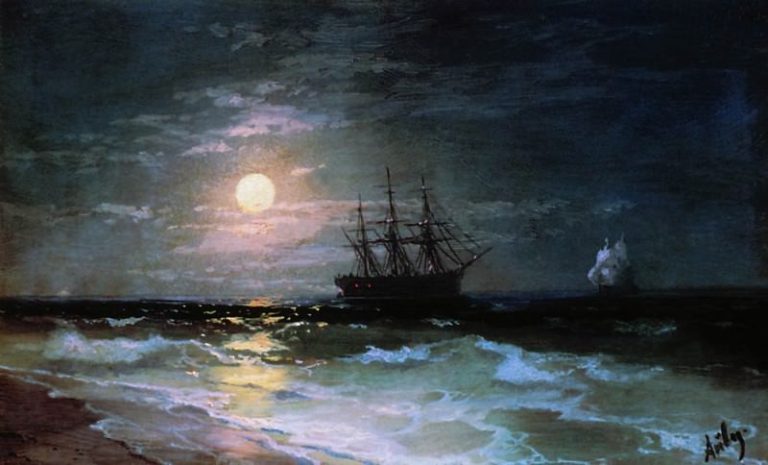 Лунная ночь 1870-е картина