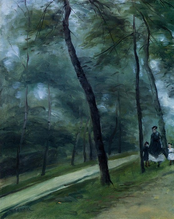 Прогулка по лесу (также известная как «Мадам Лекёр и ее дети») картина