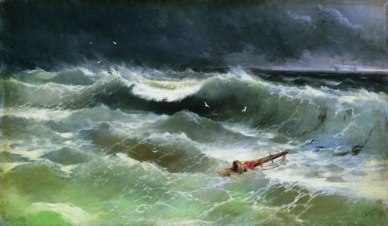 Буря 1886 84х142 картина