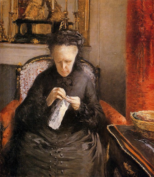 Мадам Марсьяль Кайботт, мать художника картина