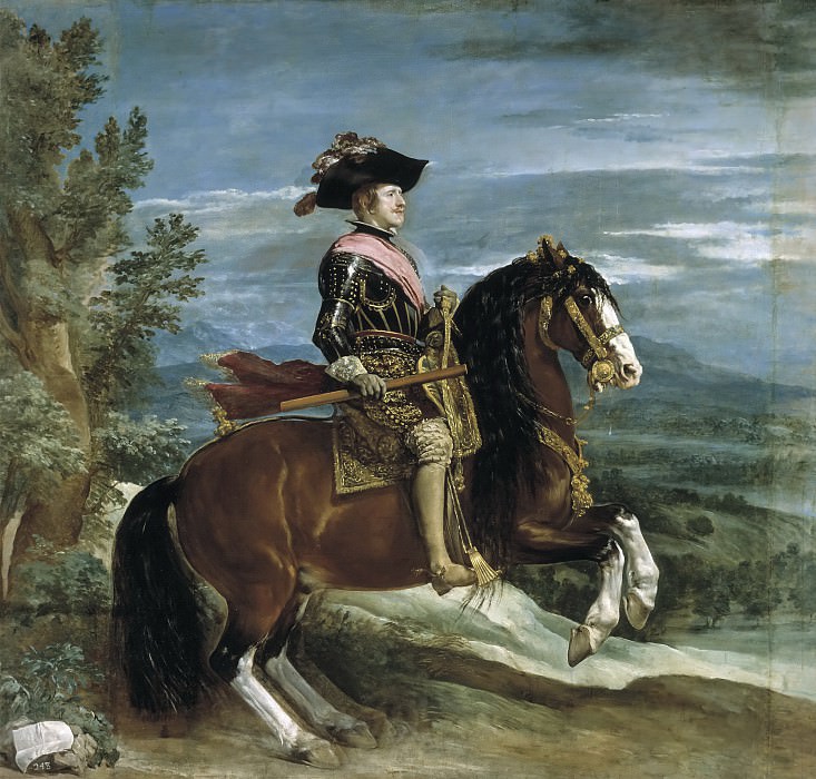 Конный портрет Филиппа IV картина