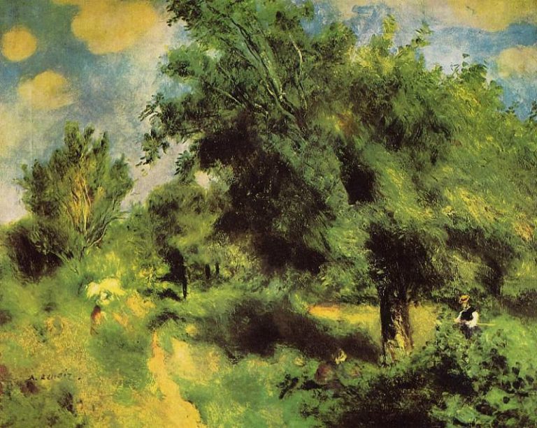 Сад в Лувесьене – английское грушевое дерево картина