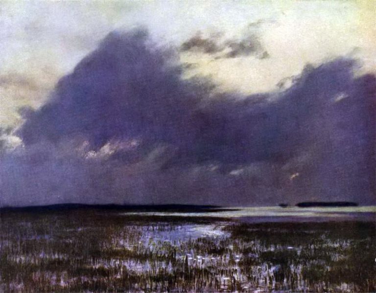 Разлив. 1895 картина