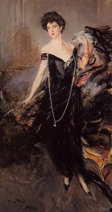 Донна Франка Флорио, 1924 картина