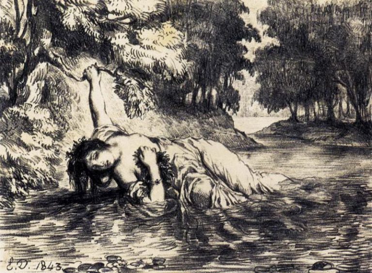 Смерть Офелии картина