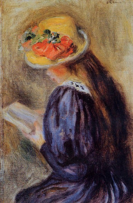 Маленькая читательница (также известная как Маленькая девочка в голубом) картина