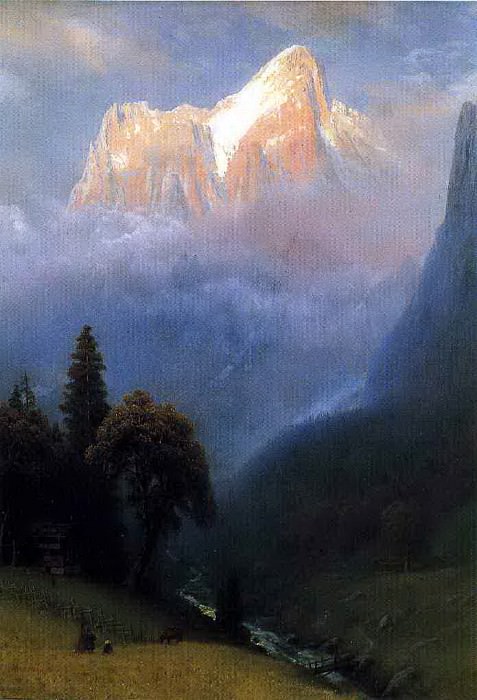 Гроза в Альпах картина