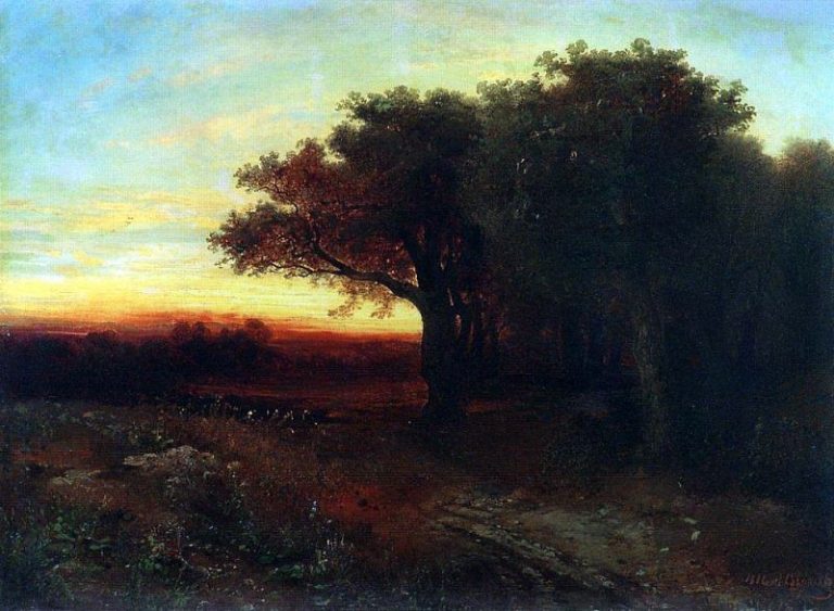 Закат. 1862 картина