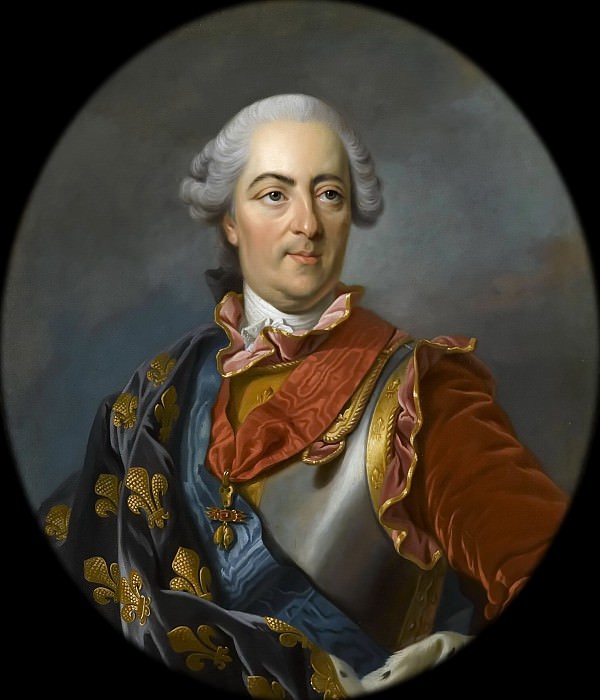 Луи-Мишель ван Ло – Король Франции Людовик XV картина