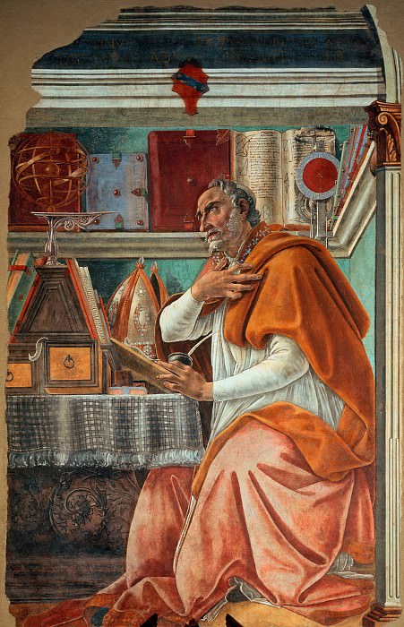 Святой Августин картина