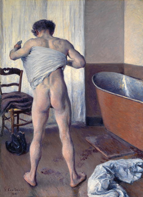 Человек в ванне картина
