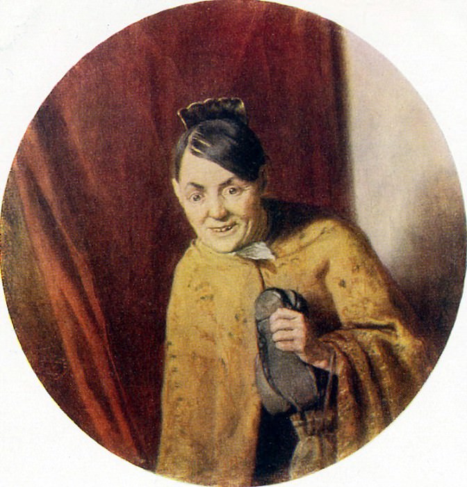Сплетница. 1875 ГРМ картина